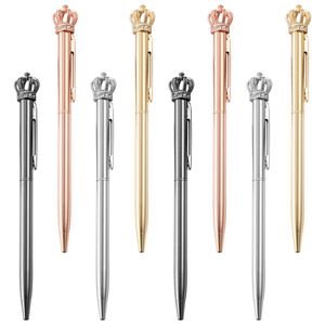 Bolígrafo de Lujo con Diseño de Corona y Punta Giratoria, Ideal para Regalo, con Logotipo Personalizado - Product Image 1