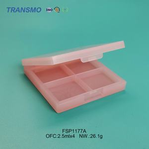 Vente flash - Emballages cosmétiques vides recyclables et respectueux de l'environnement en PET pour parfum, fard à paupières, fard à paupières 4 couleurs - Product Image 5