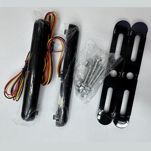 Luces traseras secuenciales de doble color, luces laterales, luces de señalización y luces de advertencia para remolques para automóviles y camiones (12V-24V, ahumadas) - Product Image 3