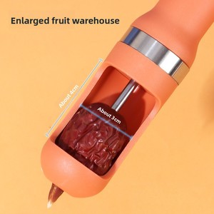 Éplucheur multifonctionnel de jujubes rouges, cerises et olives, trancheuse de fruits, gadget de cuisine pour légumes - Lames en acier inoxydable, manuel et durable - Product Image 3