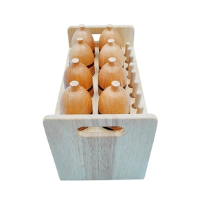 Wholesale Wooden Fish Guiro Shaker Scraper with Wooden Holder Orff Percussion Instruments For Preschool <b>Music</b> Teaching Aids - Product Image 2