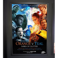 Affiche portative rétroéclairée de boîte à lumière de film d'ANIMAL FAMILIER personnalisée pour des bannières durables d'affichage publicitaire d'affiche de film d'intérieur