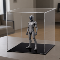 Vitrine moderne en acrylique pour briques, figurines et modèles – Boîte de rangement transparente haute définition et anti-poussière