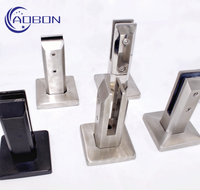 Balustre extérieur sans cadre balustre main courante pince en verre verre clôture de piscine robinets acier inoxydable verre Rail pince