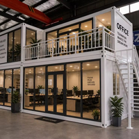 Maison modulaire en panneaux sandwich de 20 pieds et maison conteneur préfabriquée en kit, bureau ou dortoir étanche