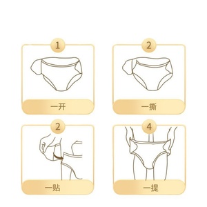 Disposable Breathable White Cotton Panties for Women Soft-Top OEM Customizable <b>Sanitary</b> <b>Napkin</b> for Menstrual Period - Product Image 5