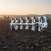 Charrue à socs hydraulique diesel LEROX Pioneer Series à 3 rangs entièrement montée avec engrenages et roulements, garantie 2 ans