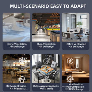 电动管道风扇 斜流增压风扇 3叶悬挂式低噪音强力排气扇 浴室工业用 免运费 - Product Image 3