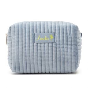 Custom Velvet Cosmetic <b>Bag</b>, Large Capacity, <b>Bridesmaid</b> <b>Gift</b>, Makeup <b>Bag</b> for Her, Personalized <b>Gift</b> for Bridal Party - Product Image 5