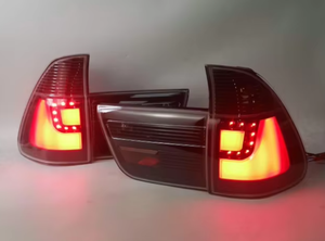 1998 di aggiornamento di modifica della lente per <span class=keywords><strong>BMW</strong></span> <span class=keywords><strong>X5</strong></span> E53 fanale posteriore nero affumicato gruppo faro - Product Image 2