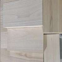 Bois de Paulownia Carbonisé Rond sur Mesure pour Atelier Moderne