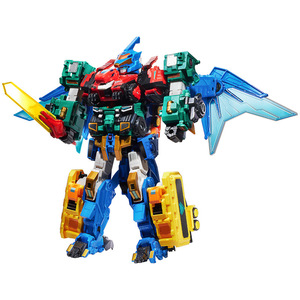 Authentique Robot Transformer et Combinable Quantum Squad Dinosaur Guardians Super-Sound War God en Plastique, Jouet pour Enfants Garçons 14 - Product Image 1