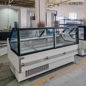 Exhibidor Refrigerado para Pollo con Puerta de Vidrio, Equipo de Refrigeración para Carnicería, Temperatura Única, Luz LED - Product Image 1