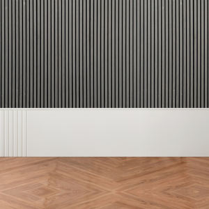 Paneles Acústicos de Madera para Pared, Paneles de Madera para Insonorización de Paredes, Estilo <span class=keywords><strong>Akupanel</strong></span> Gris Roble, <span class=keywords><strong>Comprar</strong></span> Paneles Insonorizantes - Product Image 1