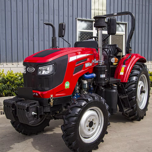 Высокомощный сельскохозяйственный трактор 4x4 90 л.с. колесный трактор с колесом по низкой цене 4WD дизельный двигатель - Product Image 1