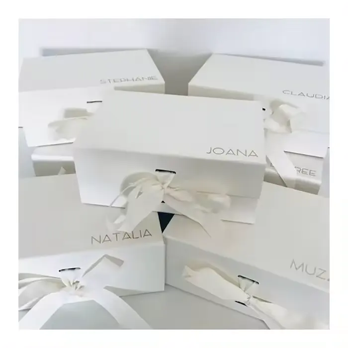 Individuelles Design personalisierte Geschenkbox für Kleid leere Geschenkbox Brautjungfer Heiratsantrag Hochzeit Kerze Schmuckverpackung