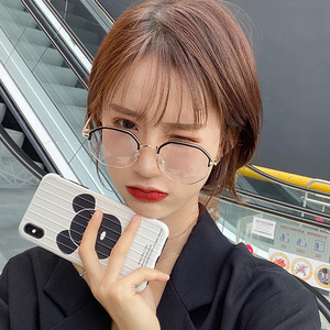 Nouvelles montures de lunettes polygonales demi-cerclées, lunettes anti-lumière bleue pour ordinateur, monture métallique unisexe, taille moyenne, verres en acétate, origine Taizhou - Product Image 3