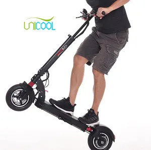 Unicool Trotinete Electrica 1000w成人折叠Zero10电动滑板车探索带盘式制动器