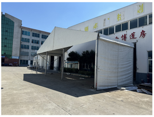 Vente d'usine de tentes de réception en aluminium d'<span class=keywords><strong>occasion</strong></span>, bon marché, blanches, 1500 m², hauteur de la corniche de 5 m, pour événements en plein air, expositions, salons professionnels - Product Image 3