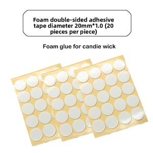 Pegatinas de mecha de vela de doble cara para hacer velas resistentes al calor con buena calidad - Product Image 6