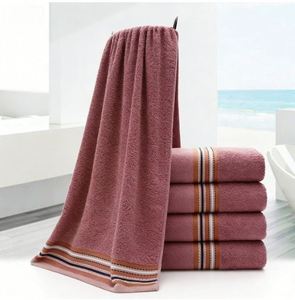 Ensemble de serviettes de bain en microfibre tissée à carreaux avec logo personnalisé, douces, super absorbantes et à séchage rapide pour la maison et l'hôtel - Product Image 2