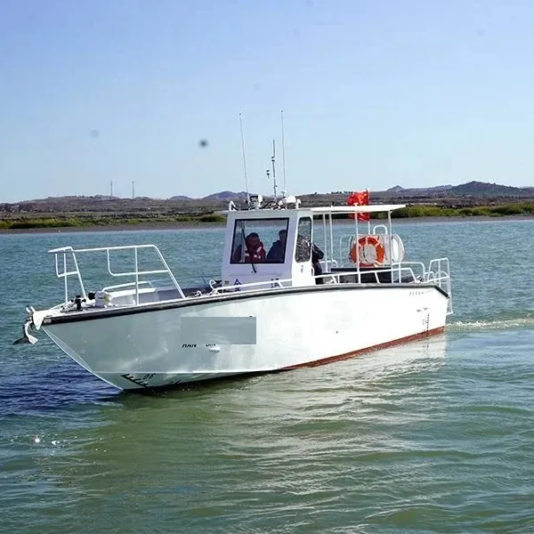 Custom aluminum fishing boat with cabin fishing vessel ship for fishing