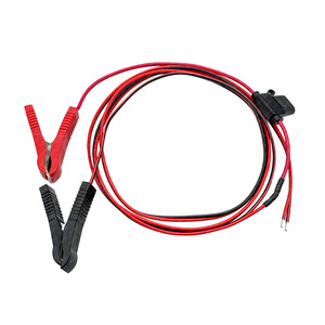 All Insulated 30A Alligator <b>Clips</b> With Fuse Heavy Duty Car Jump Starter Battery <b>Clamps</b> Red Black - Product Image 3