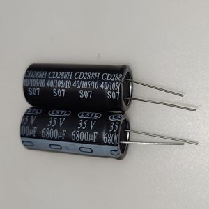 Aluminium Elektrolytische Condensatoren 6800Uf 20% 35V Nxa35vb 6800m 18*40 <span class=keywords><strong>Lo</strong></span> Plug-In D18xl 40Mm Mlcc Filmcondensator - Product Image 2