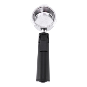 Porte-filtre pour <span class=keywords><strong>machine</strong></span> à café en alliage de 51 mm, portafilter sans fond avec poignée en bois/plastique, <span class=keywords><strong>accessoire</strong></span> professionnel - Product Image 2