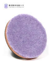 SURAINBOW Auto Detail ing Autolack politur 5/6 Zoll Strong Cut Purple Wool Polier pad
