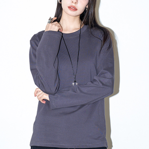 เสื้อยืดแขนยาวทรงหลวมของผู้หญิงเสื้อลำลองสไตล์เกาหลี - Product Image 6