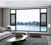 Ventanas Modernas Horizontales de Acero Inoxidable de Alta Calidad, Resistentes al Fuego, con Clasificación de Resistencia al Fuego de 30 a 120 Minutos, para Hogar, Escuela y Dormitorio