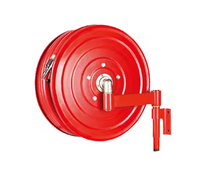 Enrouleur de tuyau d'incendie fixe en acier inoxydable, norme australienne, 19 mm * 36 m, avec bras pivotant et conception portable pour la protection incendie
