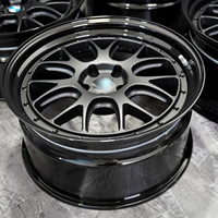 Jantes à rayons profonds multi-pièces noires Mforged, ajustement personnalisé, programme OEM ODM en gros pour les marques de rechange et de tuning