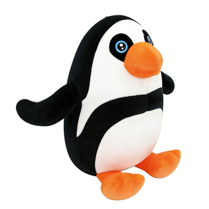 ตุ๊กตาสัตว์แอนตาร์กติกแบบกำหนดเองสำหรับเด็กชายและเด็กหญิง ตุ๊กตาเพนกวินนุ่มนิ่มสำหรับตกแต่งห้องเด็ก ตุ๊กตาเพนกวินการ์ตูนสะสม - Product Image 1