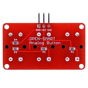 Ardruino için OPEN-SMART <span class=keywords><strong>3</strong></span> kanallı büyük anahtar Analog düğme sensör modülü - Product Image 2