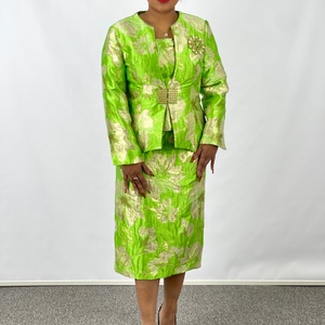 Trajes de Madrina de Alta Calidad para 2025, Completamente Forrados, Tallas Grandes, Tela Brocada, Trajes de Coro de Tres Piezas - Product Image 4