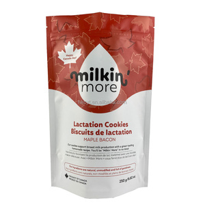 Cookie Candy Snack Food Grade Custom Design Printed Matte <b>Ziplock</b> <b>Bag</b> Stand up Packaging Smell Proof Mylar Pouch <b>Bags</b> - Product Image 3