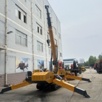 Grue araignée tout-terrain extérieure haute performance, capacité 3t, 5t, 8t, contrôle précis