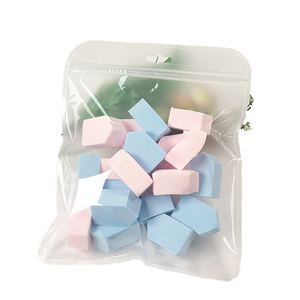 Matte Frosted PP Moisture Proof Hot Stamped Packaging Materials for Cosmetic Powder Puff <b>Zip</b> Lock <b>Bag</b> - Product Image 1