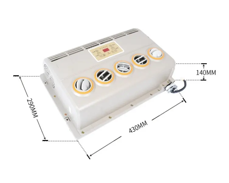 Universele Verwarming En Koeling Verdamper Aluminium Kern Auto Airconditioner Ophang-Up Verdamper Elektrische Airconditioner