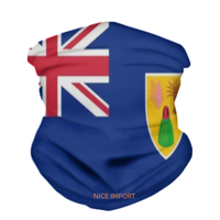 Cache-cou multifonction sans couture avec motif drapeau de Samoa, masque facial d'extérieur, bandeau anti-UV, bandeau sportif absorbant la transpiration, bandeau magique