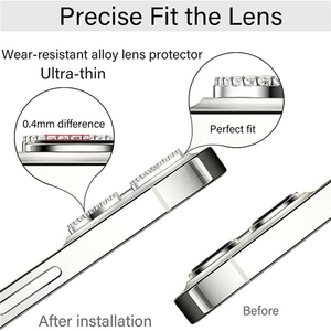 Gran oferta 9H Diamond vidrio templado lente de la Cámara <span class=keywords><strong>Protector</strong></span> de pantalla Bling lente <span class=keywords><strong>Protector</strong></span> para <span class=keywords><strong>iPhone</strong></span> 17 16 15 11 <span class=keywords><strong>Pro</strong></span> <span class=keywords><strong>Max</strong></span> XS <span class=keywords><strong>Camara</strong></span> - Product Image 3