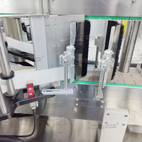 Étiqueteuse automatique de bouteilles plates en acier inoxydable à grande vitesse pour carton en bois de shampooing pour les industries de shampooing de boissons