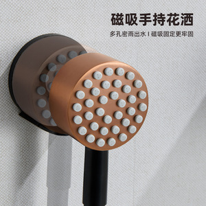 Wall Mounted Concealed Shower Set Brushed Rose Gold Rectangle Multi Functional Rain Shower Hotel Project - Product Image 4