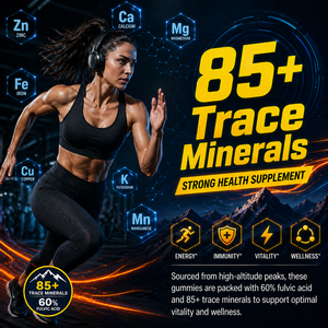Gomitas <span class=keywords><strong>de</strong></span> Shilajit con Más <span class=keywords><strong>de</strong></span> 85 Minerales Traza, Equivalencia a 3000mg, 20% <span class=keywords><strong>de</strong></span> Ácido Fúlvico, Apoya el Rendimiento Mental y Físico - Product Image 5