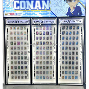 Étagère de présentation sur pied pour cartes à collectionner Pokémon TCG, en métal et acrylique, avec cadre de présentation pour cartes standard avec serrure - Product Image 6