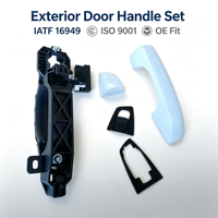 5077092600 Poignée de porte extérieure avant gauche OEM compatible avec Geely New Emgrand SS11, poignée d'ouverture extérieure, pièces de rechange pour carrosserie automobile