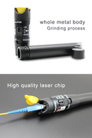 VFL X-4007 Red Light Source Fiber Optic Cable Tester VFL for FTTH Use SC/FC/LC Connectors DC 5V and 5-50mW Power Range