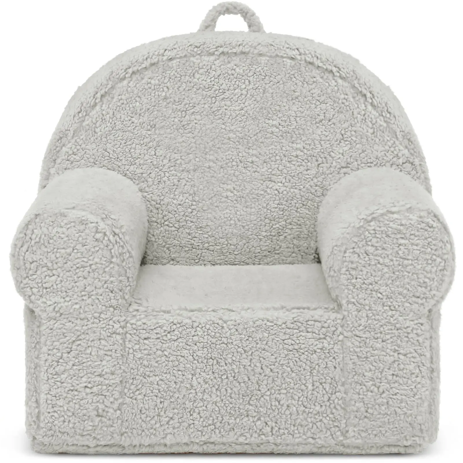 Silla Sherpa para niños pequeños, sofá Sherpa de felpa, sillas para niños, sofá de lectura para niños pequeños